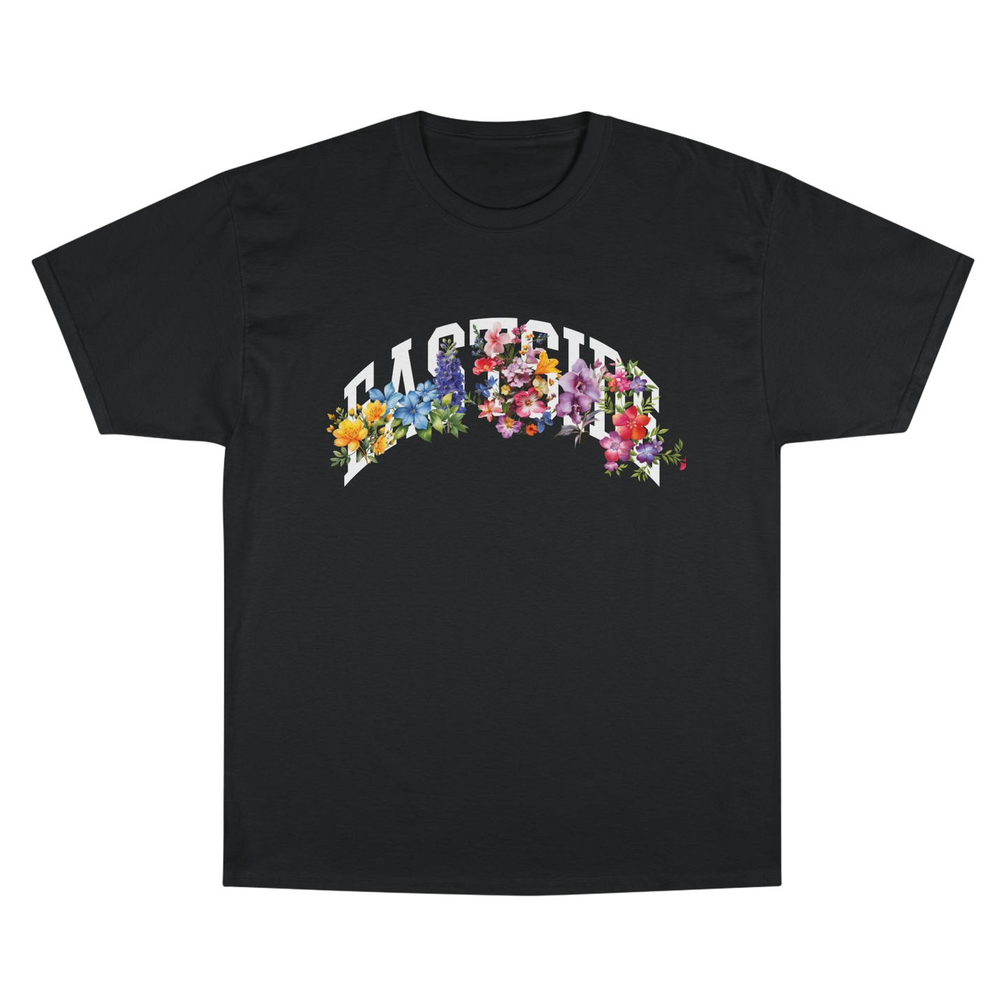 Arched Eastside T-Shirt - Flowers