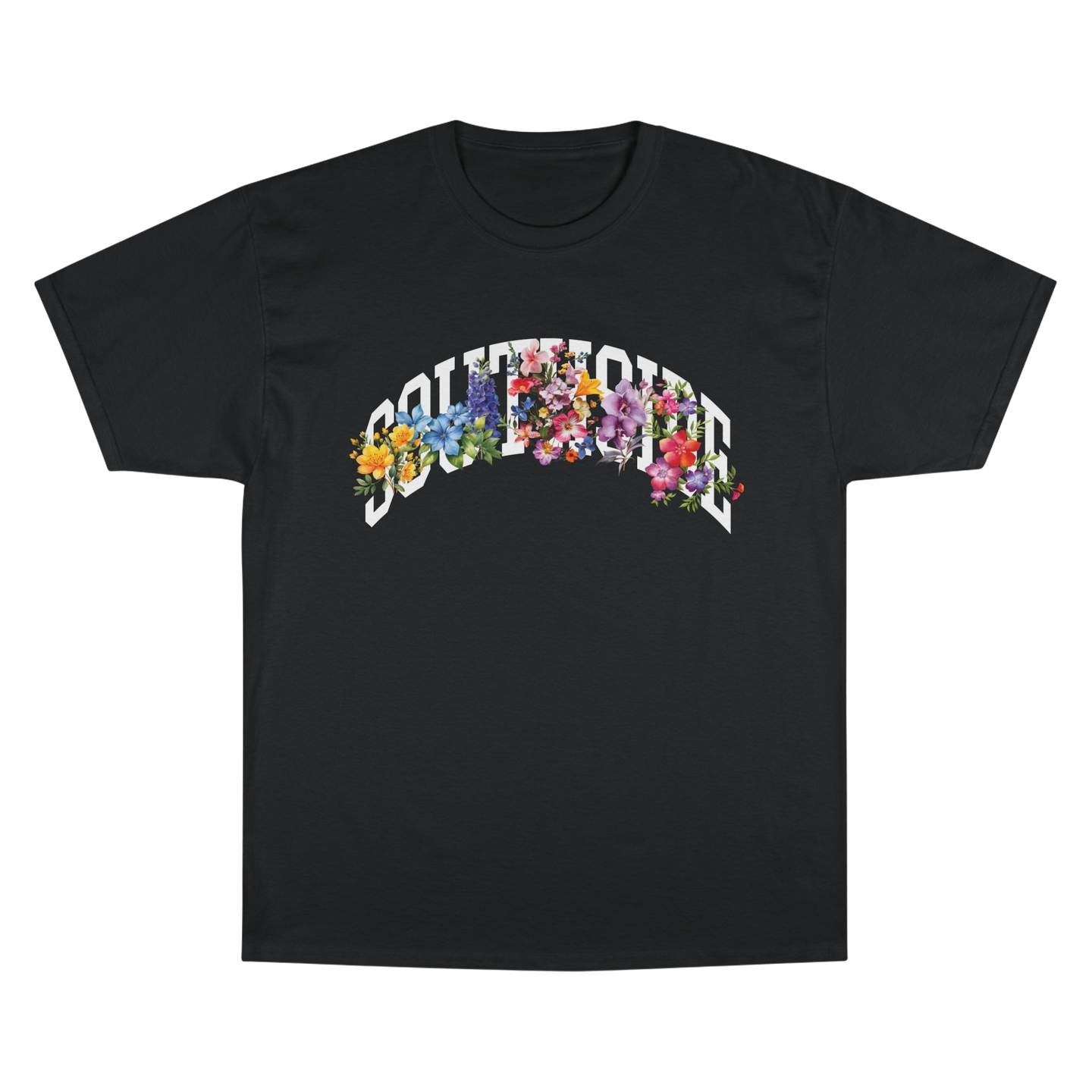 Arched Southside T-Shirt - Flowers