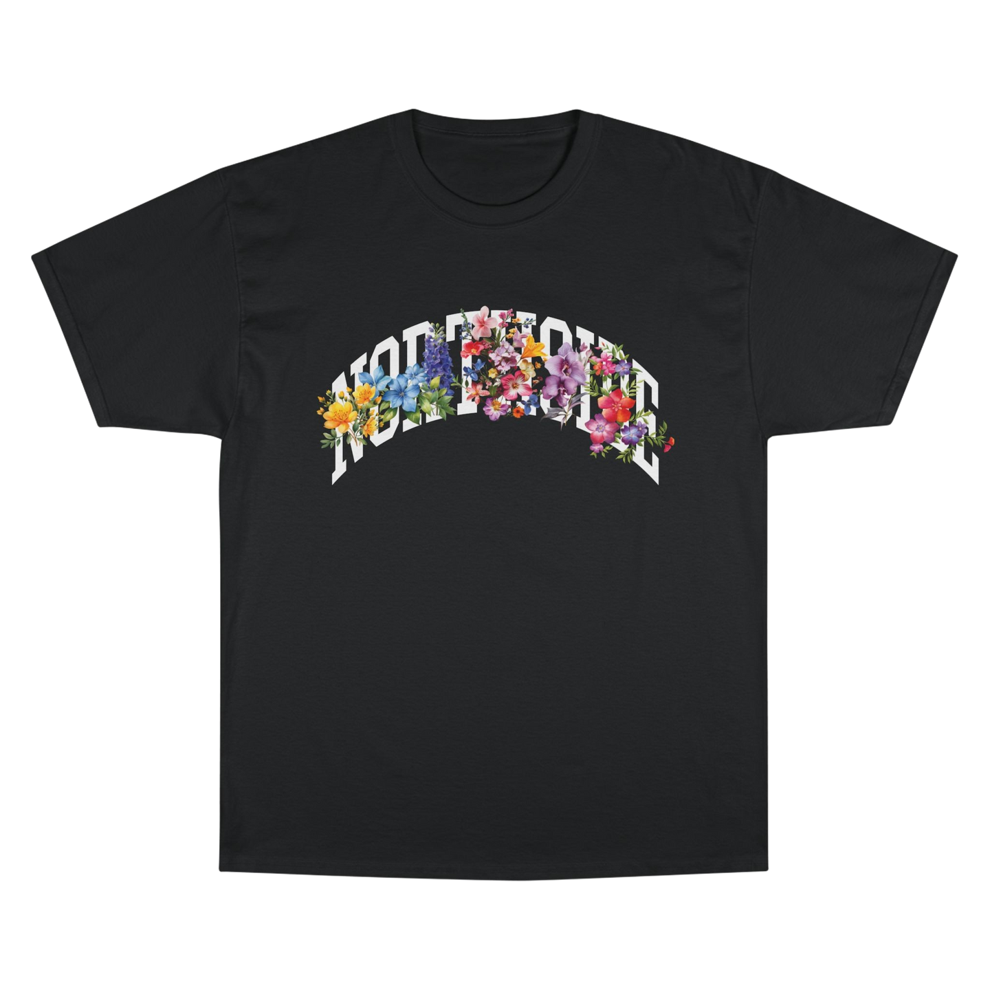 Arched Northside T-Shirt - Flowers